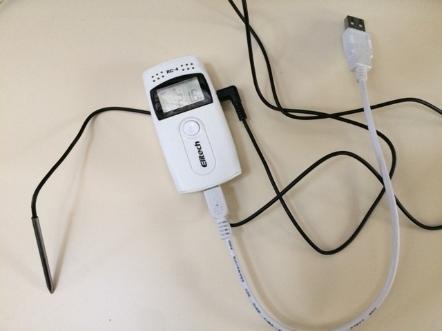 USB温度ロガー　記録式温度計